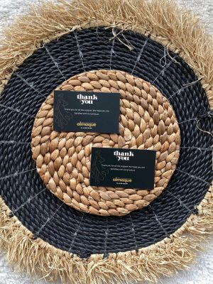 Thanks Card Ivory Custom