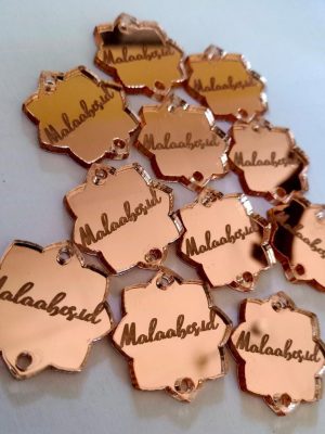 Label Akrlik Custom Bentuk